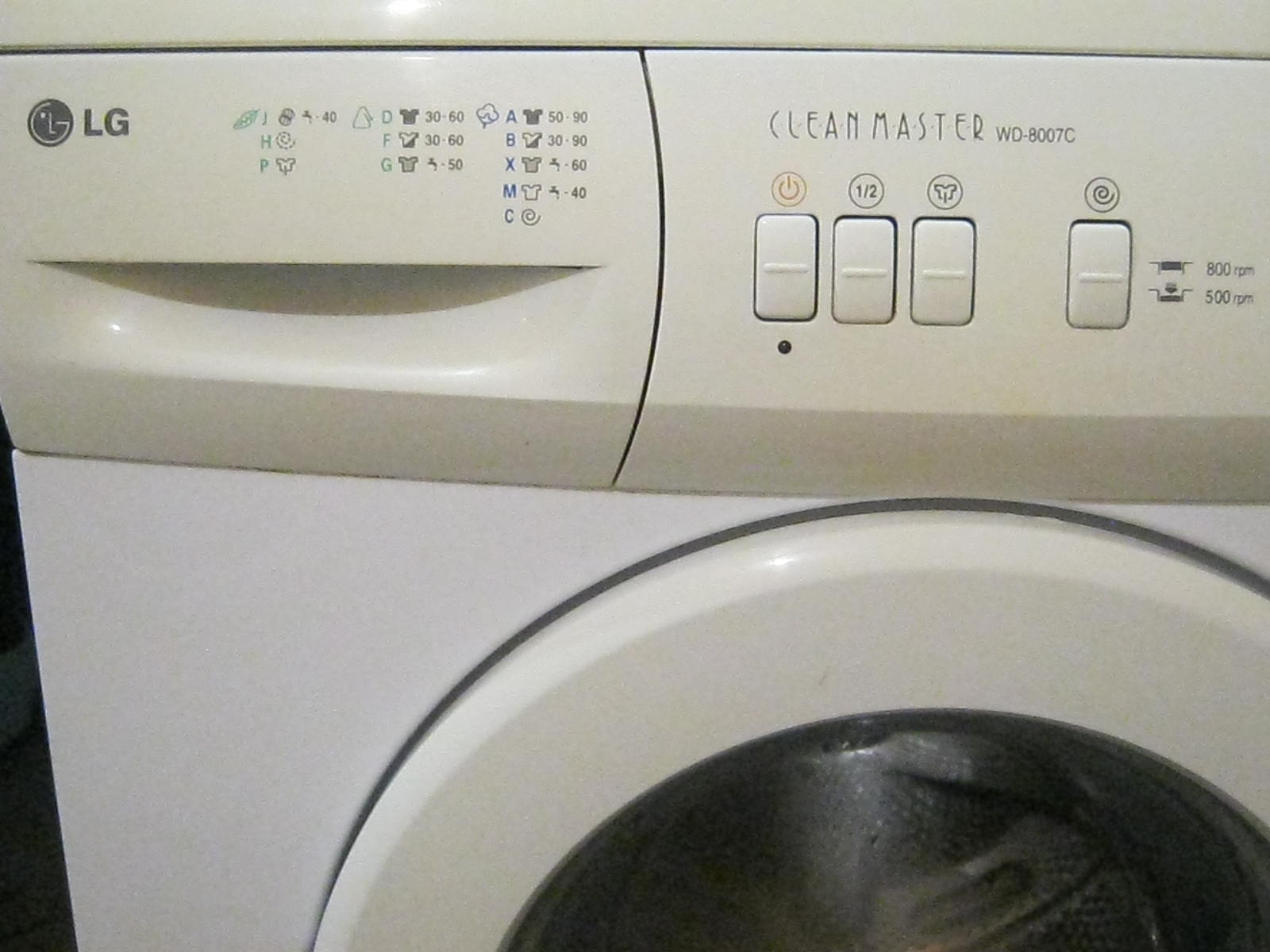 LG WD 8007