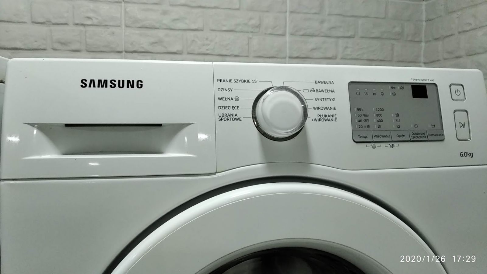 *Samsung WW60J3283LW из Европы