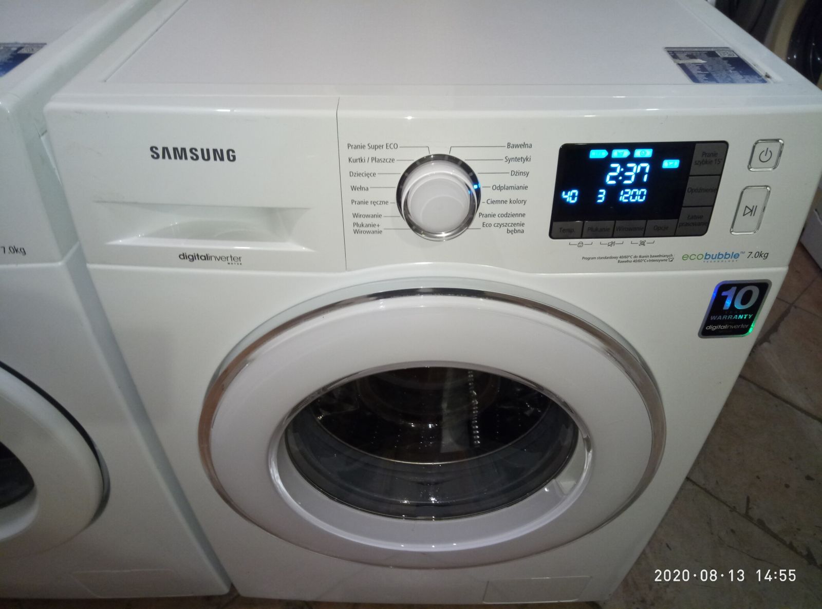 Samsung WF 70F5E5U4W из Европы