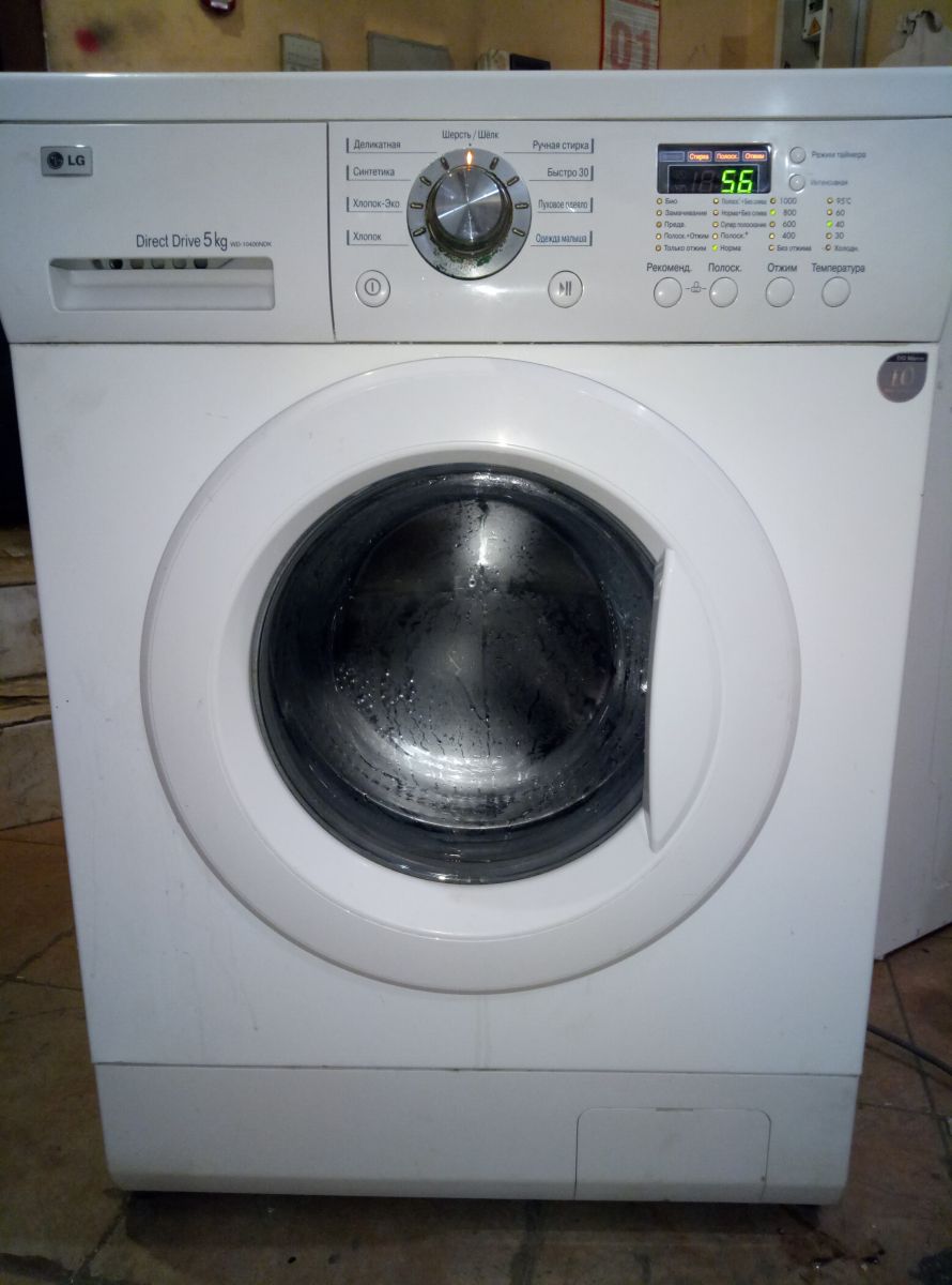 LG WD 10400 NDK с прямым приводом